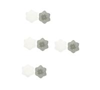 Ciieeo 8pcs Sanitary Soap Boxes Soap Draining Trays Creative Holders for Bathroom Storage Organisation Material Saver