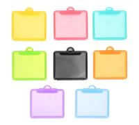 Ciieeo 8pcs Small Pill Container Compact Plastic Organizer with 7-Day 3-Times-a-Day Compartments Assorted Colour Medication Management Travel Pill Case