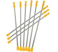 Ciieeo 8pcs Stainless Steel Sprayer Extension Poles 45-80cm Adjustable Agricultural Sprayer Rods for Garden and Orchard Use Replacement Random Style