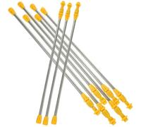 Ciieeo 8pcs Stainless Steel Telescopic Sprayer Wands 45-80cm Extension Rods for Agricultural Sprayer Parts Garden Watering and Fruit Tree Spray Accessories Random Style