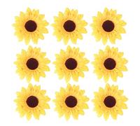 Ciieeo 9pcs Artificial Sunflower Artificial Flower Fake Corn Craft Sunflower Decoration Sunflower Home Decor Wedding Decor Fake Flowers False Flowers Flower Head Household