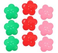 Ciieeo 9pcs Rose Thorn Remover Plastic Pruning Clippers Leaf Stripper Gardening Tool for Flower Shops and Home Use with Burr Removal Function Random Style