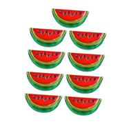 Ciieeo 9Pcs Watermelon Enamel Brooch Pins Set Cartoon Fruit Scarf Pins for Women Tropical Lapel for Jackets Bags Hats - Summer Beach Party Accessories