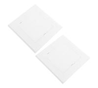 Ciieeo Access Panels for Inspection Ports and Ceiling Decoration 2pcs Abs for Drywall Ceiling and Plumbing with Aesthetic Design, Rectangular White Door Panel Covers