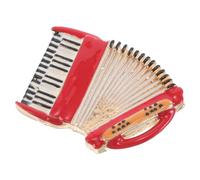 Ciieeo Accordion Shaped Alloy Brooch Pin Music Brooch Elegant Design Alloy Material Secure Pin Clasp Versatile Accessory Suitable for Suits Coats Stylish Gatherings Formal Occasions