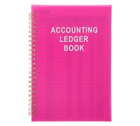 Ciieeo Accounting Ledger Book Spiral Bound Expense Tracker Notebook for Home Small Business Finance Log Journal Income and Expense Record Book for Personal Budget Management