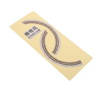 Ciieeo Acoustic Guitar Sound Hole Sticker with Unique Rosette Circle Design, Pvc Material, No Residue, Lasting Colours, for Festival and Party Decor Instrument Accessories
