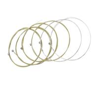 Ciieeo Acoustic Guitar Strings Replacement Copper Alloy Folk Guitar Strings 6pcs High Durability for Performers