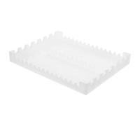 Ciieeo Acrylic Laboratory Pipette Organizer and Sample Tube Rack Multipurpose Test Tube Stand with Fast Drying Drainage Clear Acrylic for Science Experiments and School Labs Portable