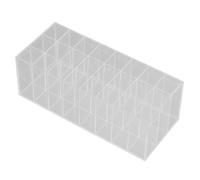 Ciieeo Acrylic Lip Gloss Holder Display Case Lipstick Holder Organizer with 24 Slots Space Saving Stylish Design for Female Friends Vanity Bathroom Counter Makeup Storage