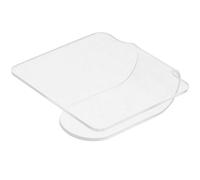 Ciieeo Acrylic Nail Art Mixing Palette for Manicure, Handheld Square Makeup Palette Tray for Foundation Mixing and Nail Colour Display
