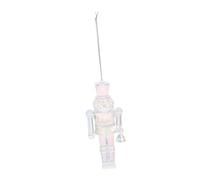 Ciieeo Acrylic Nutcracker Ornaments Christmas Tree Hanging Pendant for Indoor Outdoor Use Vibrant Walnut Soldier Design Easy to Suspend Festive Holiday Decorations