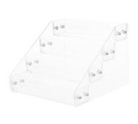 Ciieeo Acrylic Salon Rack Shelf for Nail Polish Organising, Multi-Layer Display Rack Lipstick Stand, Cosmetic Storage Organiser for Bottles