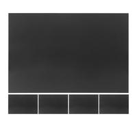 Ciieeo Acrylic Sheet with Smooth Cutting Edges 2mm Thick 5pcs Black and Superb Flatness, Supports UV Printing and Spraying, for Wedding Invitations and Engraving Plastic Sheets
