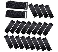 Ciieeo Adjustable Anti-slip Knee-high Boots Fix Strap Elastic Binding Bands and 40 Fixing Stickers Over-knee Boot Stabilizer Accessory for Outdoor High