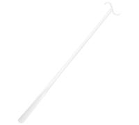 Ciieeo Adjustable Long-Handled Dressing Pole and Detachable Two-in-One Shoehorn Aid for Elderly and Disabled White Plastic Dressing Stick and Convenient Shoe Lifter for and Sock