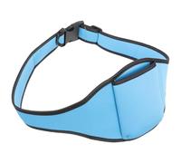 Ciieeo Adjustable Mic Belt Waist Pack Microphone Holder Pouch for Fitness Trainers, Portable Mic Carrying Bag in Sky for Aerobics and Coaching