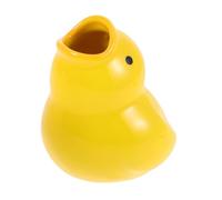 Ciieeo Adorable Ceramic Duck Toothbrush Holder Cute Cartoon Bathroom Accessory for Organizing Toothbrushes Countertop Organizer Lightweight Portable for Home Travel and Bathroom Decor