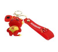 Ciieeo Adorable Keychain Soft Pvc Hanging Charm for Backpack and Bag Decoration Spring Festival Year of The Dragon Animal Key Ring