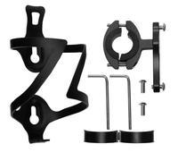 Ciieeo Aluminium Alloy Bike Water Bottle Rack with Transition Socket High Hardness and Deformation Resistant Bike Bottle Cage Suitable round Tube Diameter 18-35mm for Outdoor Cycling