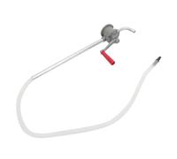 Ciieeo Aluminium Hand Rotary Oil Pump Lightweight Manual Drum Barrel Dispenser Portable for Non Corrosive Liquids with Easy Handle Gooseneck Spout Random Color