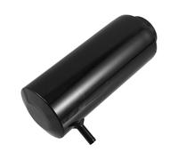 Ciieeo Aluminum Coolant Reservoir Tank Black Car Radiator Overflow Bottle Fit Efficient Engine Cooling Heat Dissipation Auxiliary Water Can
