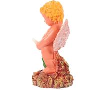 Ciieeo Angel Shaped Resin Fish Tank Bubbler Decoration for Small Aquariums Aquarium Air Pump Accessory Bubble Effect Fish Tank Pump Decor