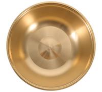 Ciieeo Antique Finish Copper Bowl for Temple Offerings Brass Treasure Bowl for Buddhist Worship Traditional Chinese Ritual Decor Home Altar Ornament