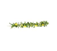 Ciieeo Artificial Lemon Garland Dense Faux Fruit Vine for Front Door Wreath PVC Simulation Fruit Decor with Fresh Natural Look Indoor Outdoor Hanging Decoration for Home Parties