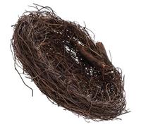 Ciieeo Artificial Woven Bird Nest Ornament Made of Rattan with Decorative Features for Lawn and Car Use Creative Bird Nest Design with Beautiful Mini Appearance