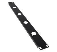 Ciieeo Audio Patch Panel for Rack Mount Ports Xlr Hinged Design for Audio Equipment Setup and Wire Management in Network Cabinets