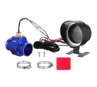 Ciieeo Auto Temperature Gauge Car Gauges Round Screen Digital Multi Functional Water Temperature Voltmeter Gauge for Engine Monitoring Adapter Kit for Motorcycle DIY