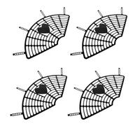 Ciieeo Backseat Protector Mesh 2pcs for Bike Rear-Wheel, Plastic Foot Guard with Anti-Squeeze Feature, Designed for Young Passengers on Bicycle and Electric Bike