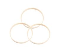 Ciieeo Bamboo Rings Hoops Smooth Natural Material Round Frames for DIY Dreamcatcher, Mandala and Weaving Crafts