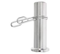 Ciieeo Barbell Plate Storage 5 Pcs Weight Plate Rack Silver Iron Space-saving Organizer Robust Support Hook Design Sleek Minimalist Style for Professional Studios and Fitness Space