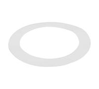 Ciieeo Bass Drum Rim Cushion Ring Self-adhesive Drum Edge Protector White Rubber Opening Buffer Ring Accessories
