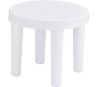 Ciieeo Bathroom Children Stool Footstool Step Wood Sitting Plastic Step Three Pedal Garden Stepping s One Thicken Small White