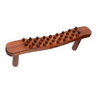 Ciieeo Beech with Smooth Rolling and Ergonomic Design Manual Massage Roller Stick for Arms and Back for Warm-up Exercises and Muscle Relaxation