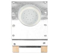 Ciieeo Beekeeping Feeder with Light Wood Board Base and Silver Aluminum Cover, Stable Beehive Entrance Water Device for Feeding Bees without Opening Hive
