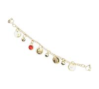 Ciieeo Belly Dance Nose Ring Chain for Women Non-piercing Nose Accessory with Coin Tassel for Stage Performance and Festival Wear