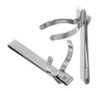 Ciieeo Belt Flashlight Holder Metal Clip 2Pcs Adjustable Clamp Mouth Compatible for Tactical Use