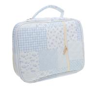 Ciieeo Bible Organizer Tote Bible Protector with Zippered Cover and Compartments Elegant Cotton Cloth Fabric with Handle Portable Storage Pouch for Study Groups and Travel Suitable