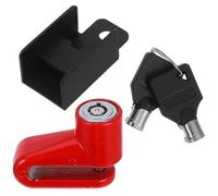Ciieeo Bike Disc Brake Lock Motorcycle Security Lock Portable Small Elegant Solid Alloy Steel with Key for Motorcycles and Mountain Bike Riders