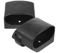 Ciieeo Bike Tube Plug with Roller Plastic Black Buffer Effect Exercising Bike Supply for Indoor Sports Fitness