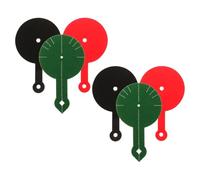 Ciieeo Billiard Aim Training Pad Set 2pcs Pool Cue Stick Practice Aid for Pool Table Billiards Aim Trainer Tool for Eight Ball Nine Ball