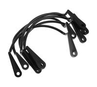 Ciieeo Billiard Bracket Kit Black 6pcs with Versatile Design and Easy Installation Plastic Corner Bracket Modern Stylish Support for Pool Table Net Bags Suitable for Home and Bar Use