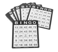 Ciieeo Bingo Party Game Cards 50pcs Paper Numbers for Family Entertainment Mother's Day and Summer Party Decorations Replacement Bingo Accessories