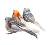 Ciieeo Bird Craft for Garden 3pcs Metal Clips Designed Simulation Fake Bird Decoration Boys and Girls Educational Toys