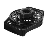 Ciieeo Black Plastic Fan Motor Protector Cover with Nut Replacement Electric Fan Motor Housing Part Reduces Maintenance Needs Suitable for Home and Office Use