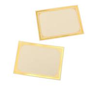 Ciieeo Blank A4 Paper Diploma Certificate, 30 Pieces with Gold Foil Border, for Classroom Awards, End of Year Ceremonies, and Holiday Cards, Compatible with Laser and Inkjet